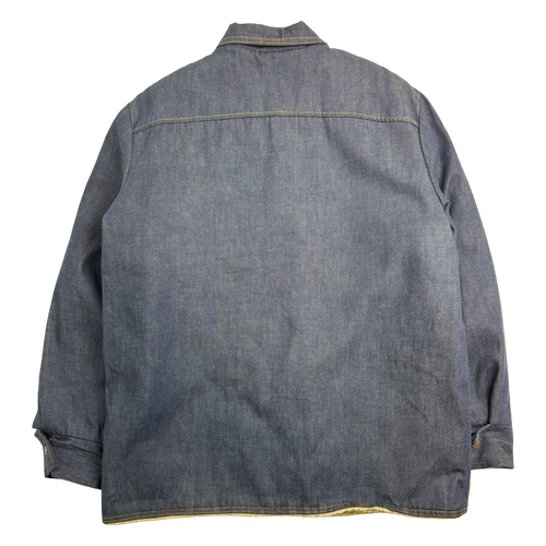 Vintage Salvaged Sherpa Lined Denim Jacket | Vintage Clothing Store Canada