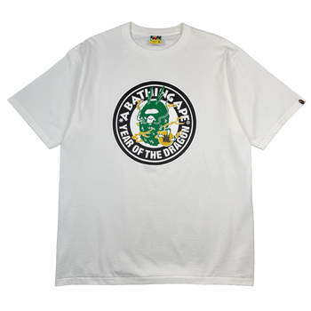 BAPE Year Of The Dragon Tee White (USED)