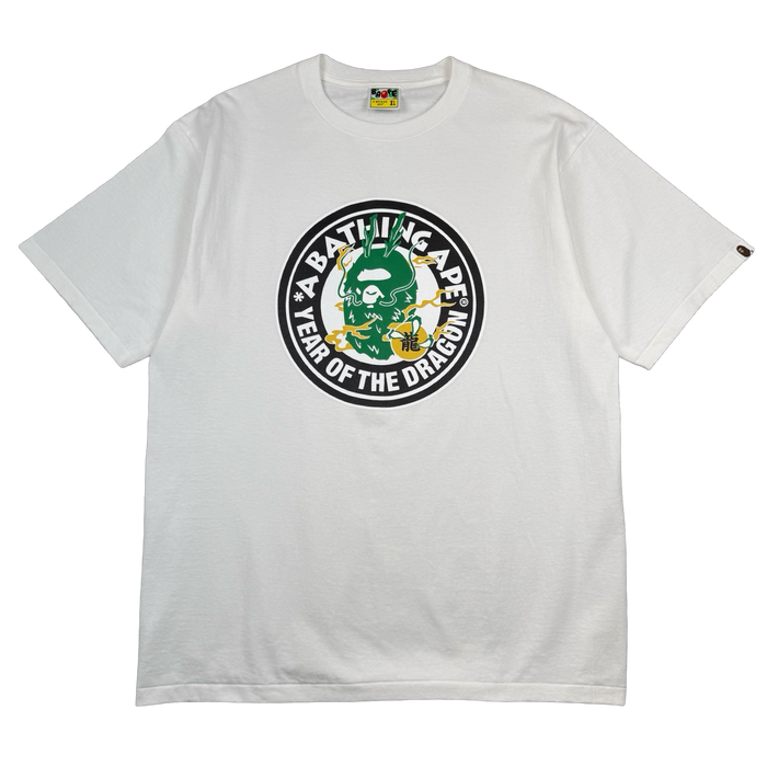 BAPE Year Of The Dragon Tee White (USED) | Vitnage Clothing Store Canada