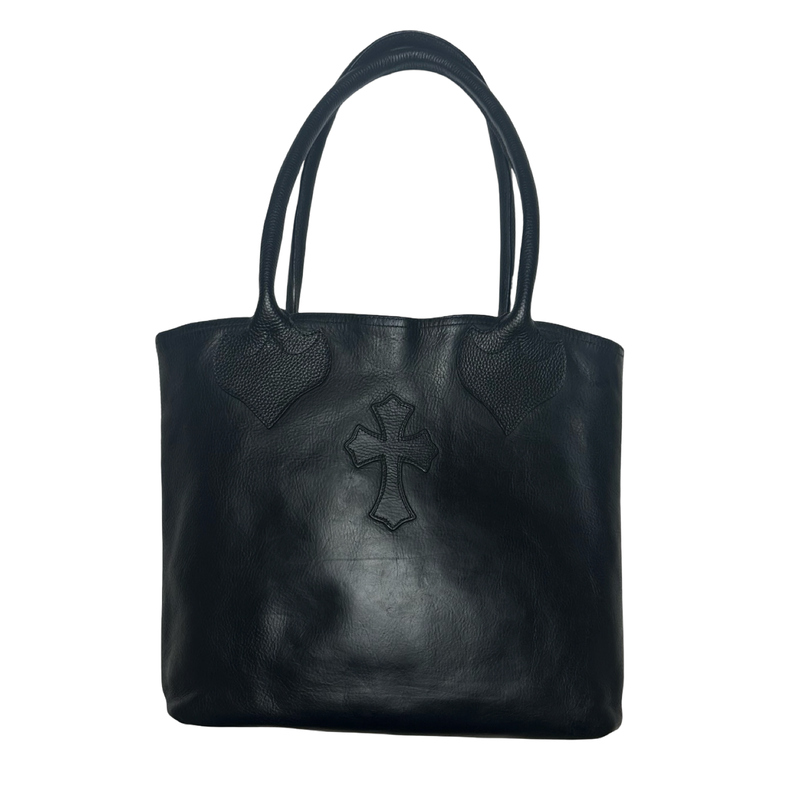 Chrome Hearts FS Cross Patch Tote Bag Black