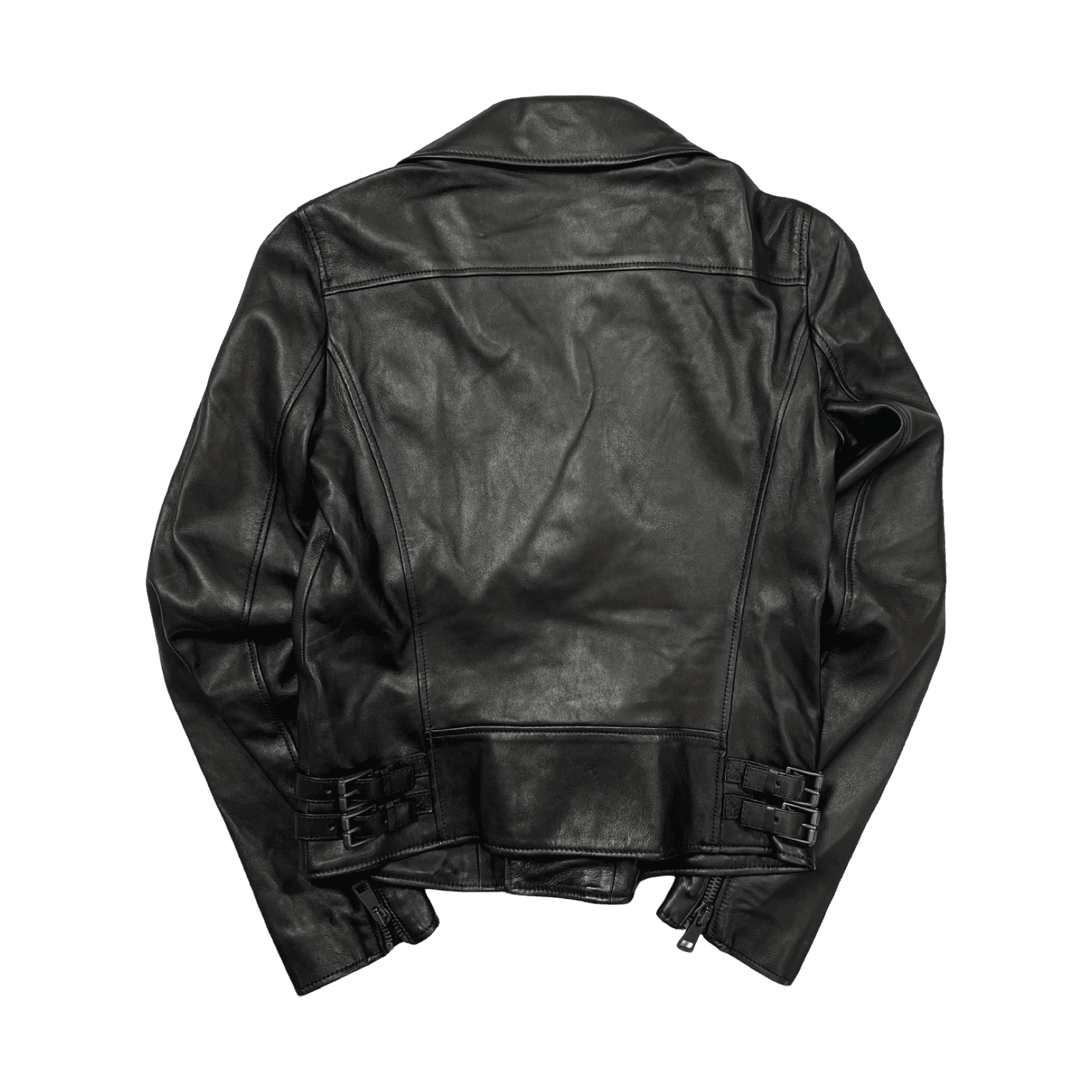 Women's Gucci Leather Bike Jacket Black (USED)