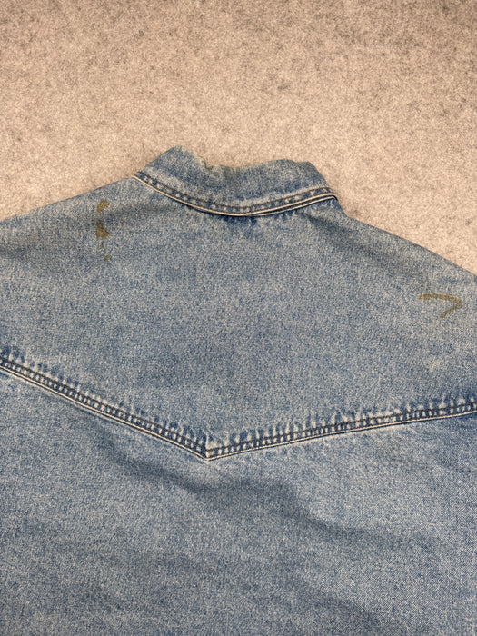 Vintage Levi's Silver Tab Button Up L/S Shirt Denim | Vitnage Clothing Store Canada