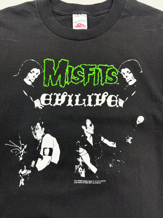 (L) Vintage '02 Misfits Band Tee Black | Vitnage Clothing Store Canada