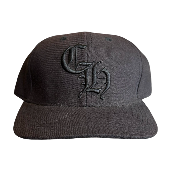Chrome Hearts CH Logo Fitted Hat Black