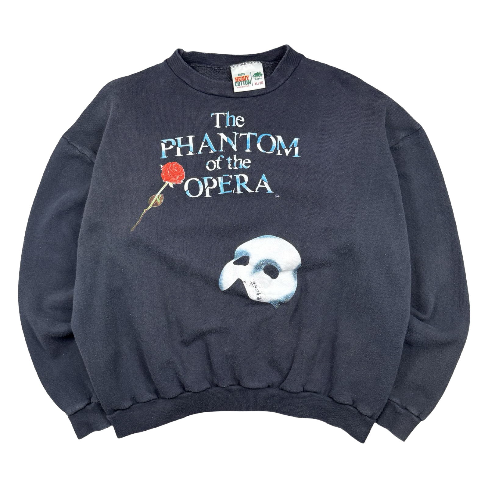 Vintage Phantom of the Opera Crewneck Black