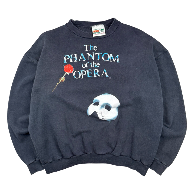 Vintage Phantom of the Opera Crewneck Black