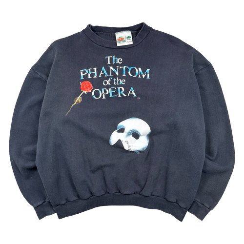 Vintage Phantom of the Opera Crewneck Black | Vintage Clothing Store Canada