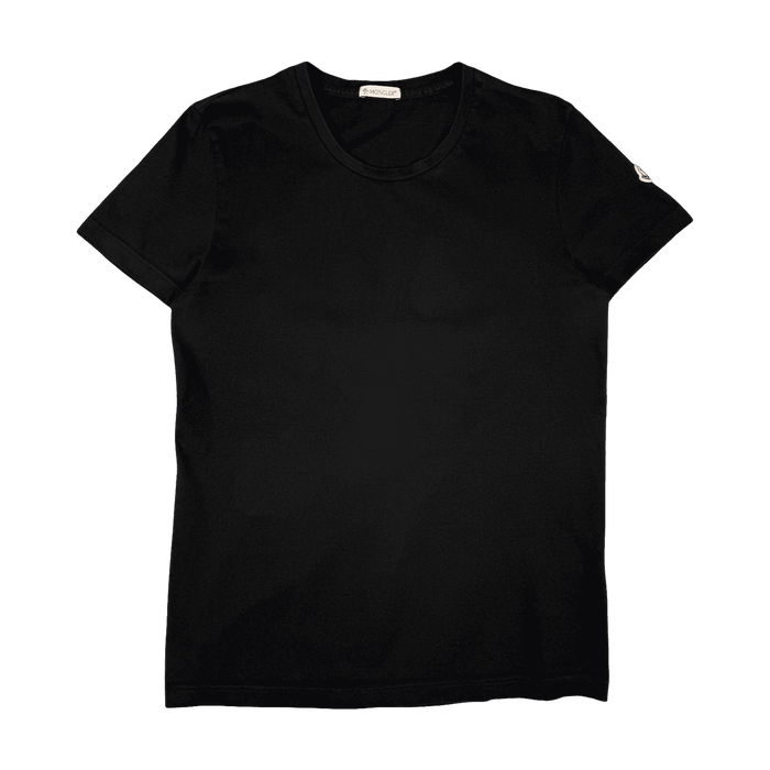 Moncler Side Patch Tee Black (USED) | Vitnage Clothing Store Canada