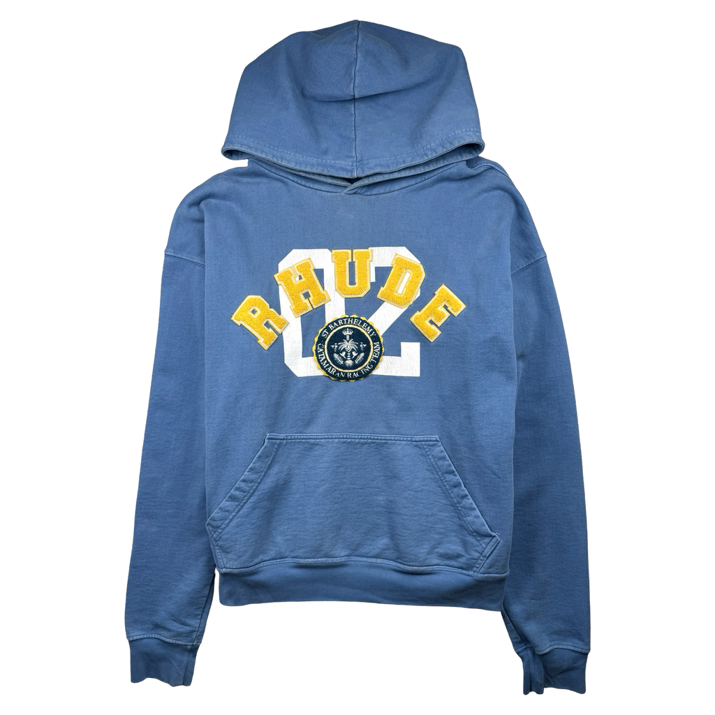 RHUDE Chenille Catamaran Hoodie Blue (USED)
