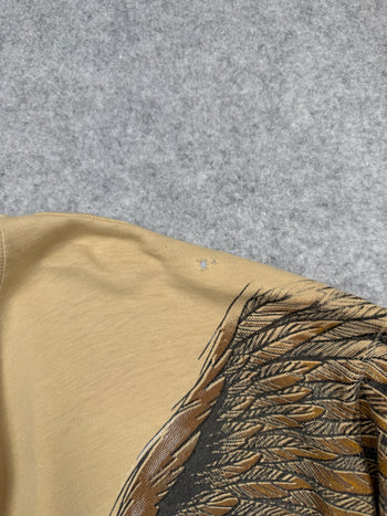 Vintage Harley Davidson Swooping Eagle Tee Beige