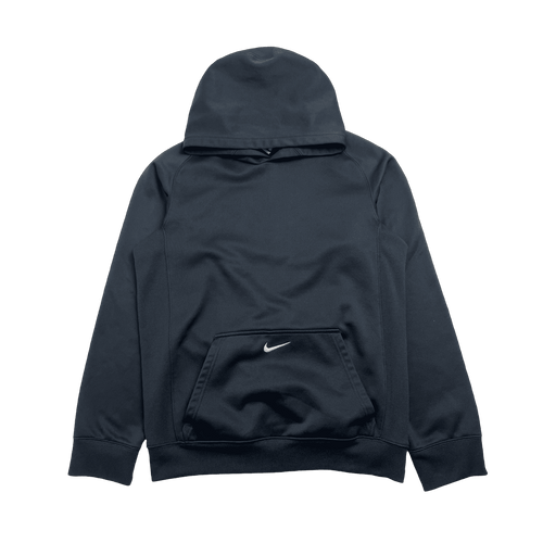 (S) Nike Pocket Swoosh Hoodie Black | Vintage Clothing Store Canada