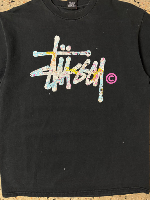 Vintage 2000s Stussy Tee Black | Vitnage Clothing Store Canada