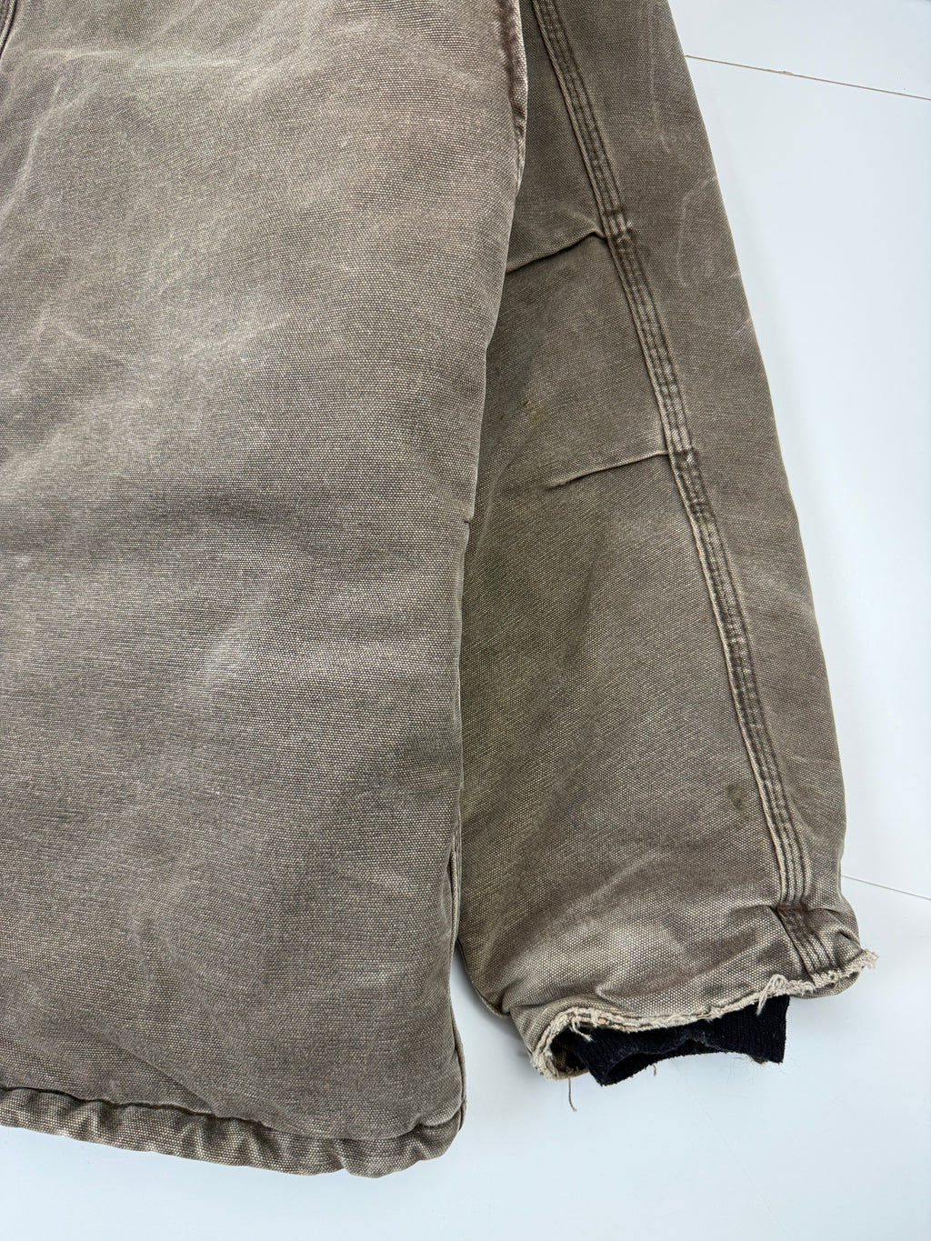 Vintage Carhartt Arctic Work Jacket Faded Brown