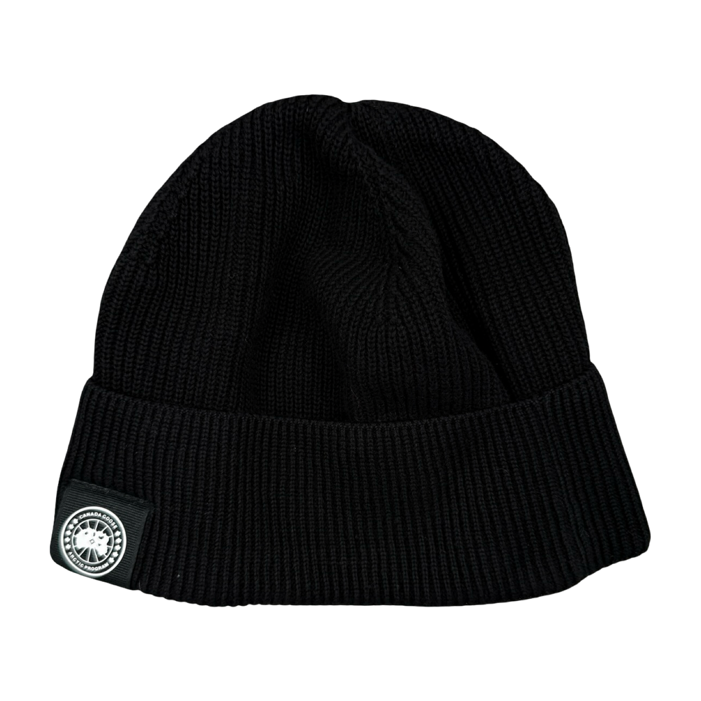 Canada Goose Arctic Garment Dyed Beanie Black (USED)