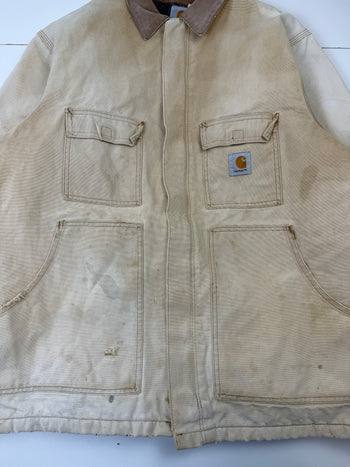 Vintage Carhartt Arctic Work Jacket Beige