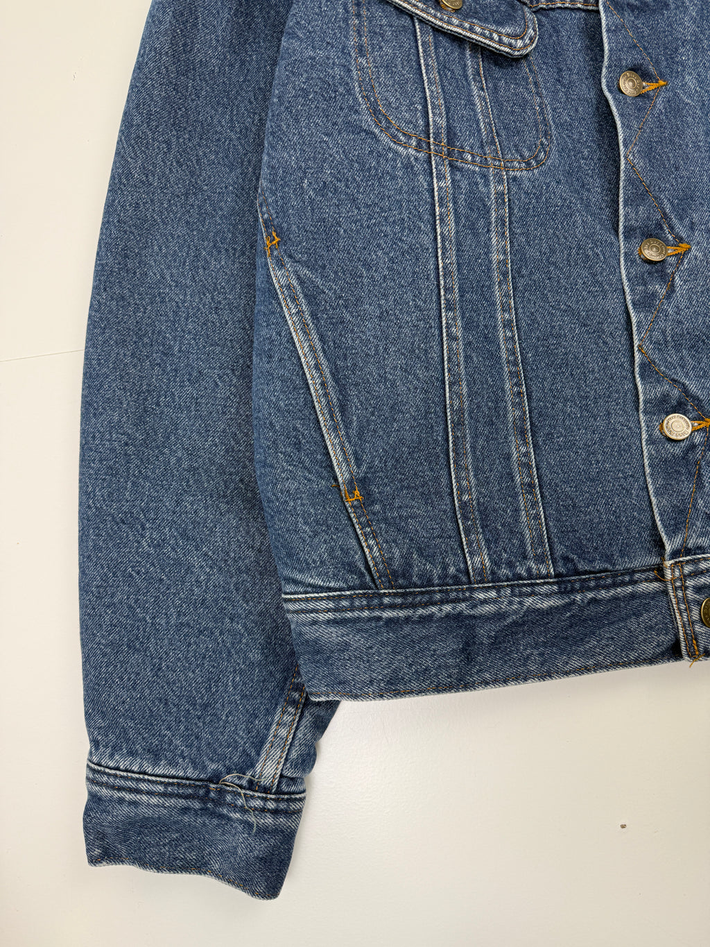 Vintage Blue Bay Lined Denim Jacket