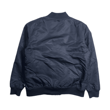 Stussy Satin Bomber Navy (USED)