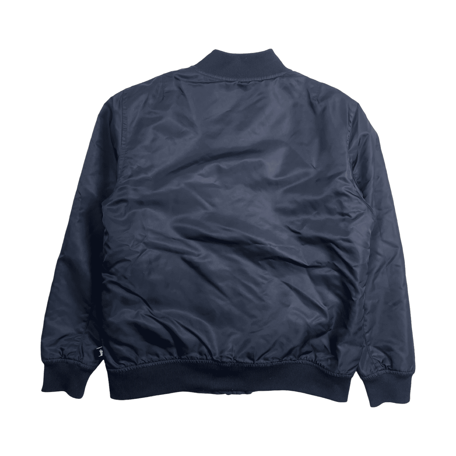 Stussy Satin Bomber Navy (USED)