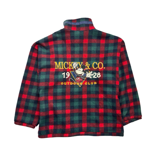 (L) Vintage Mickey Mouse Out Door Club Reversible Zip-Up | Vintage Clothing Store Canada