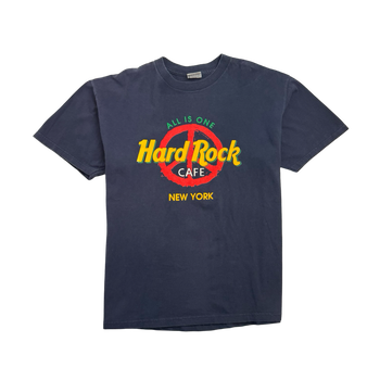 (L) Vintage 2000s Hard Rock Cafe New York Tee Navy