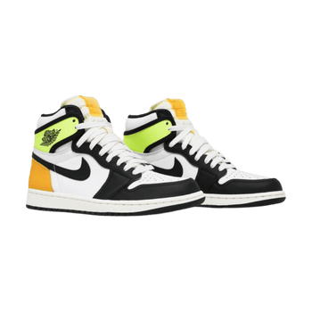 Air Jordan 1 Retro High White Black Volt University Gold