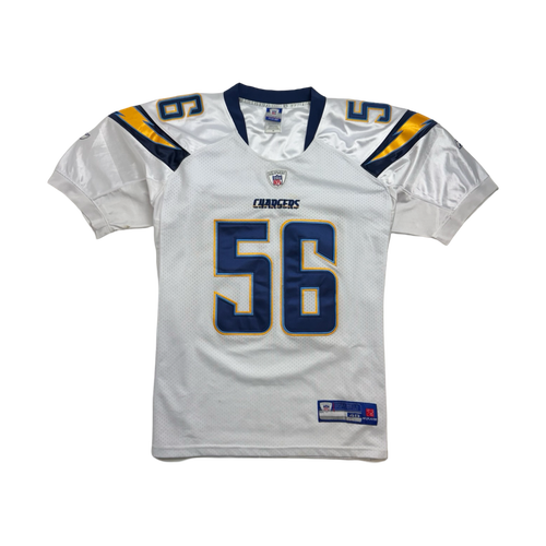 Reebok NFL Los Angeles Chargers Shawne Merriman Jersey White | Vintage Clothing Store Canada