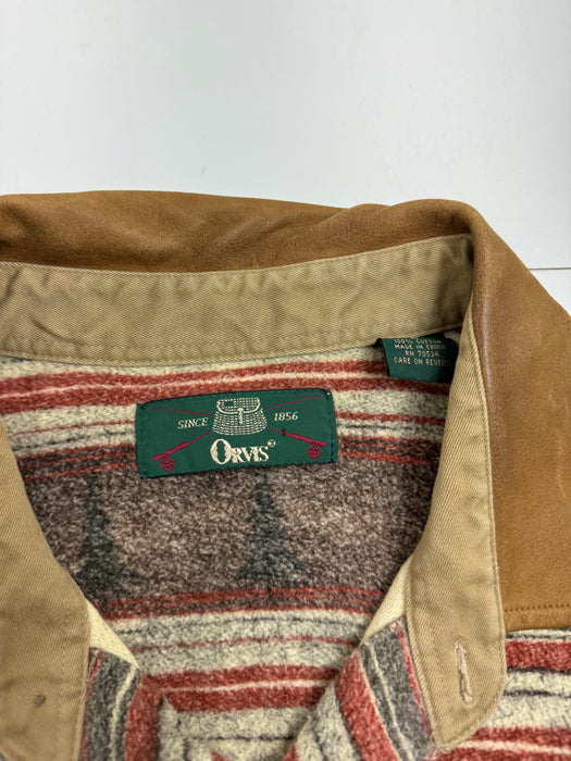 (XL) Vintage Orvis Button Up Brown | Vitnage Clothing Store Canada