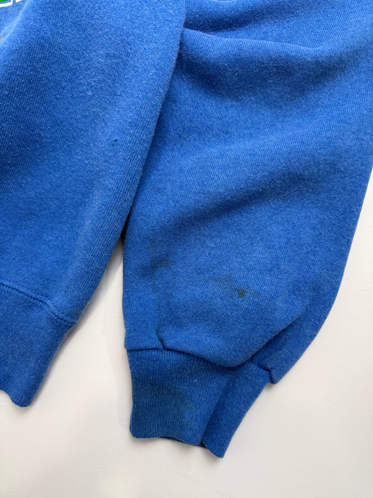 Vintage 1990's Minnesota Timberwolves Sweatshirt Blue | Vitnage Clothing Store Canada