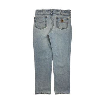 (38) Vintage Carhartt Denim Pants Blue