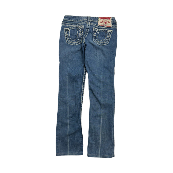 Vintage Y2k True Religion Johny Super T Cut Denim Pants | Vitnage Clothing Store Canada