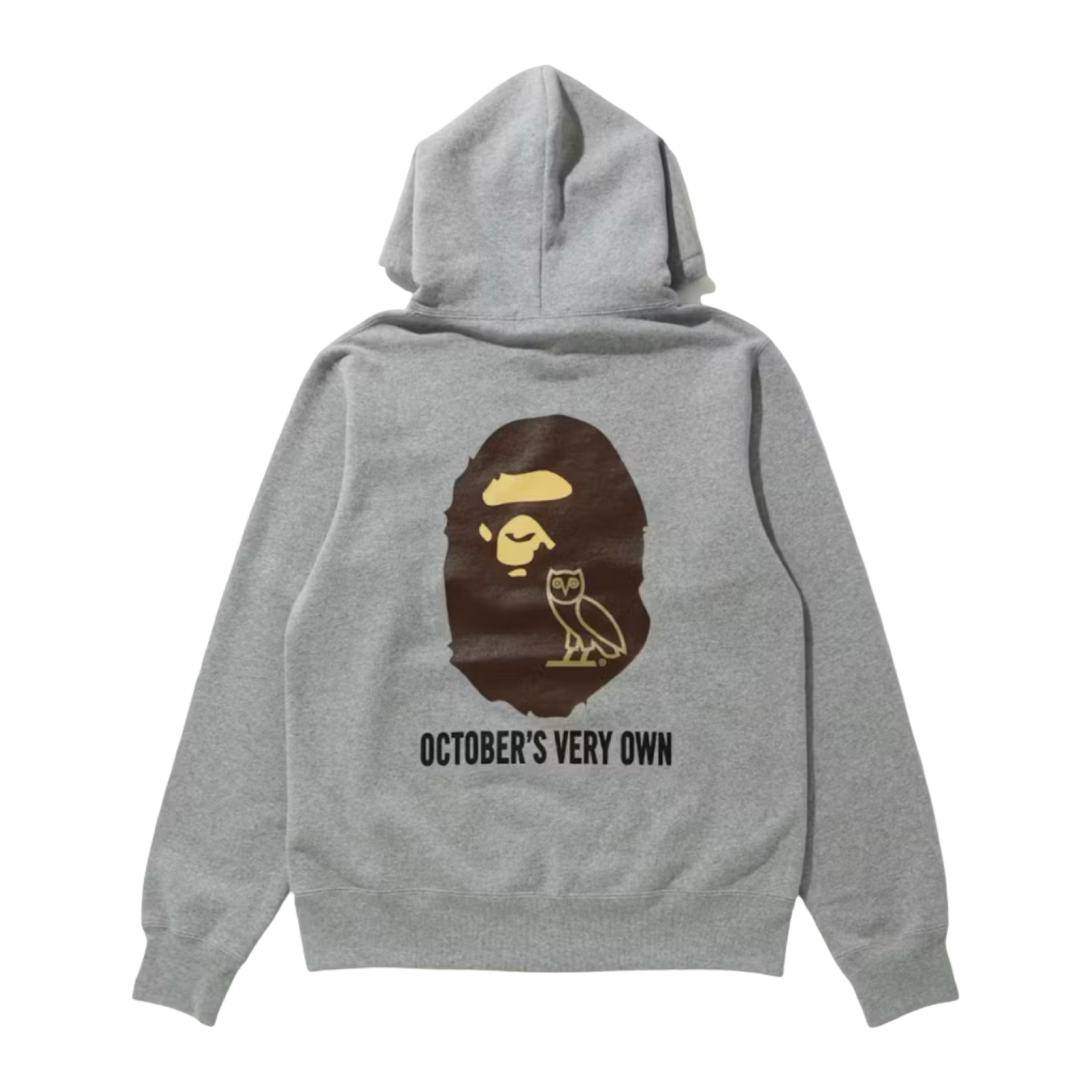 BAPE x OVO Pullover Hoodie Grey