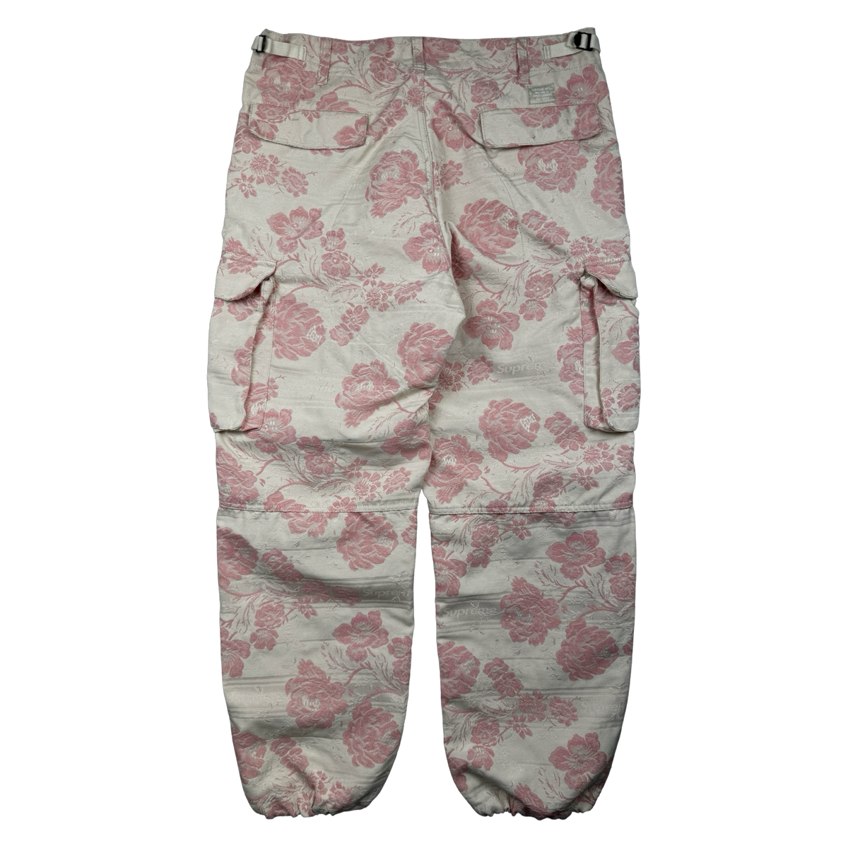 Supreme Floral Tapestry Cargo Pants Pink (USED)