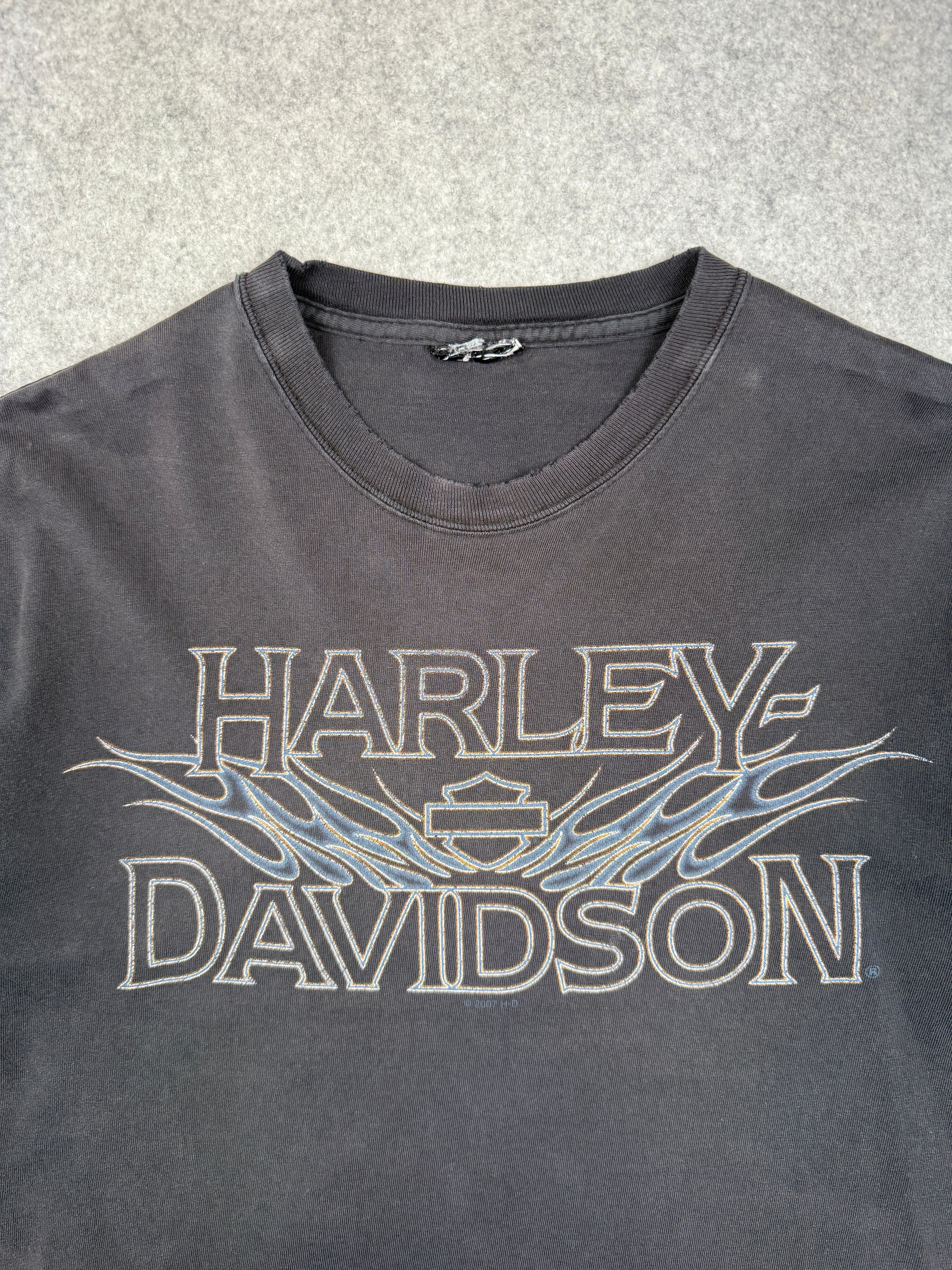 Vintage Harley Davidson Seacoast Tee Black