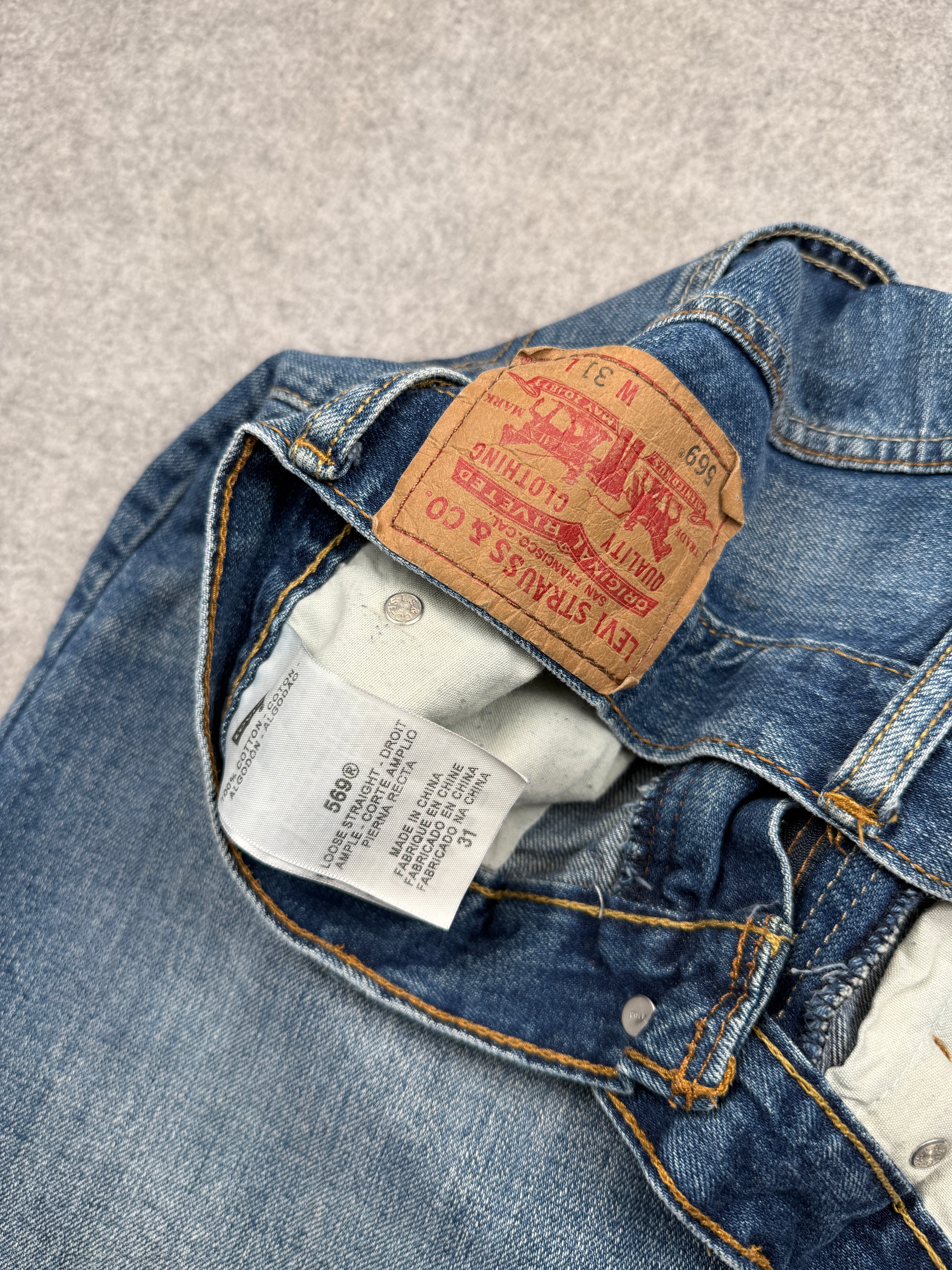Levi's 569 Loose Straight Denim Shorts