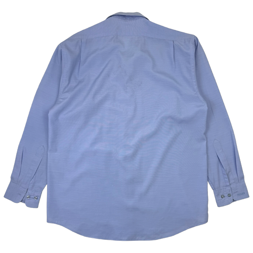 Vintage Versace V2 Dress Shirt Light Blue | Vintage Clothing Store Canada