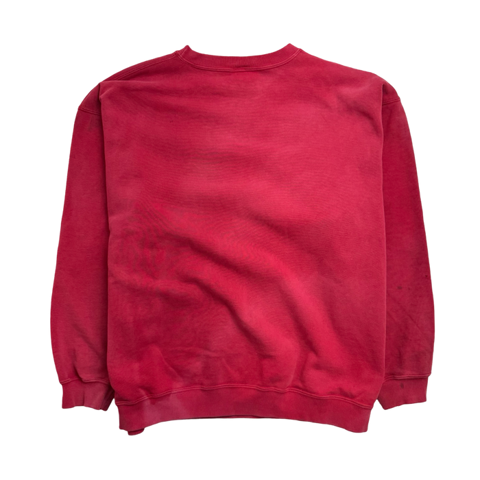 (L) Vintage Tommy Hilfiger Jeans Sweatshirt Red | Vitnage Clothing Store Canada