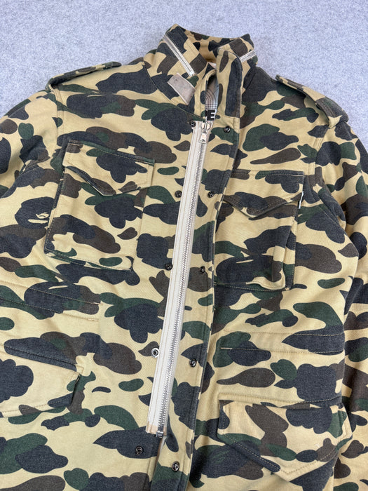 BAPE M65 Camo Jacket Green (USED) | Vitnage Clothing Store Canada