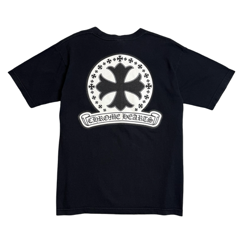 Vintage Chrome Hearts Cross Stamp Pocket Tee Black | Vintage Clothing Store Canada