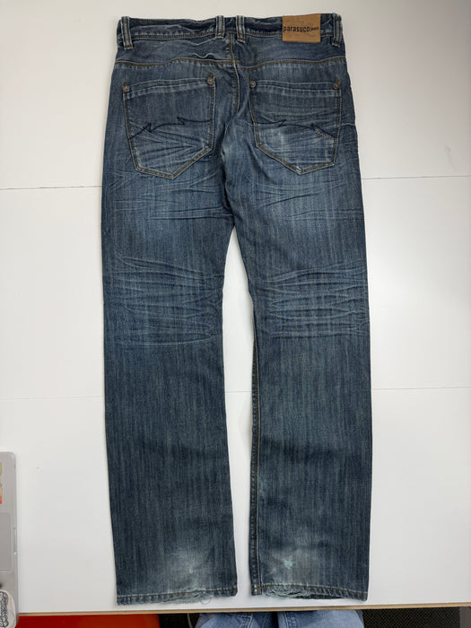 Parasuco Wrinkled Denim Pants | Vitnage Clothing Store Canada