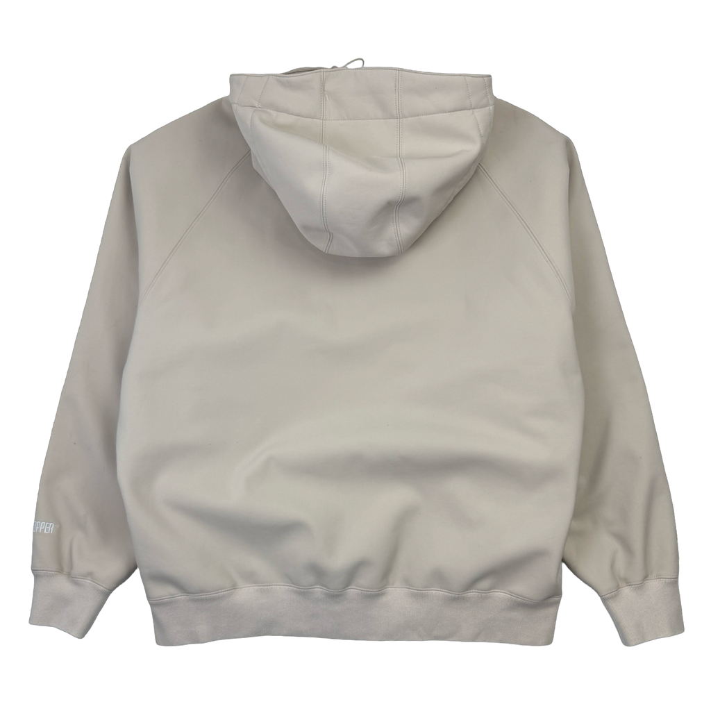 Supreme Windstopper Zip Up Hooded Sweatshirt Cream (USED)