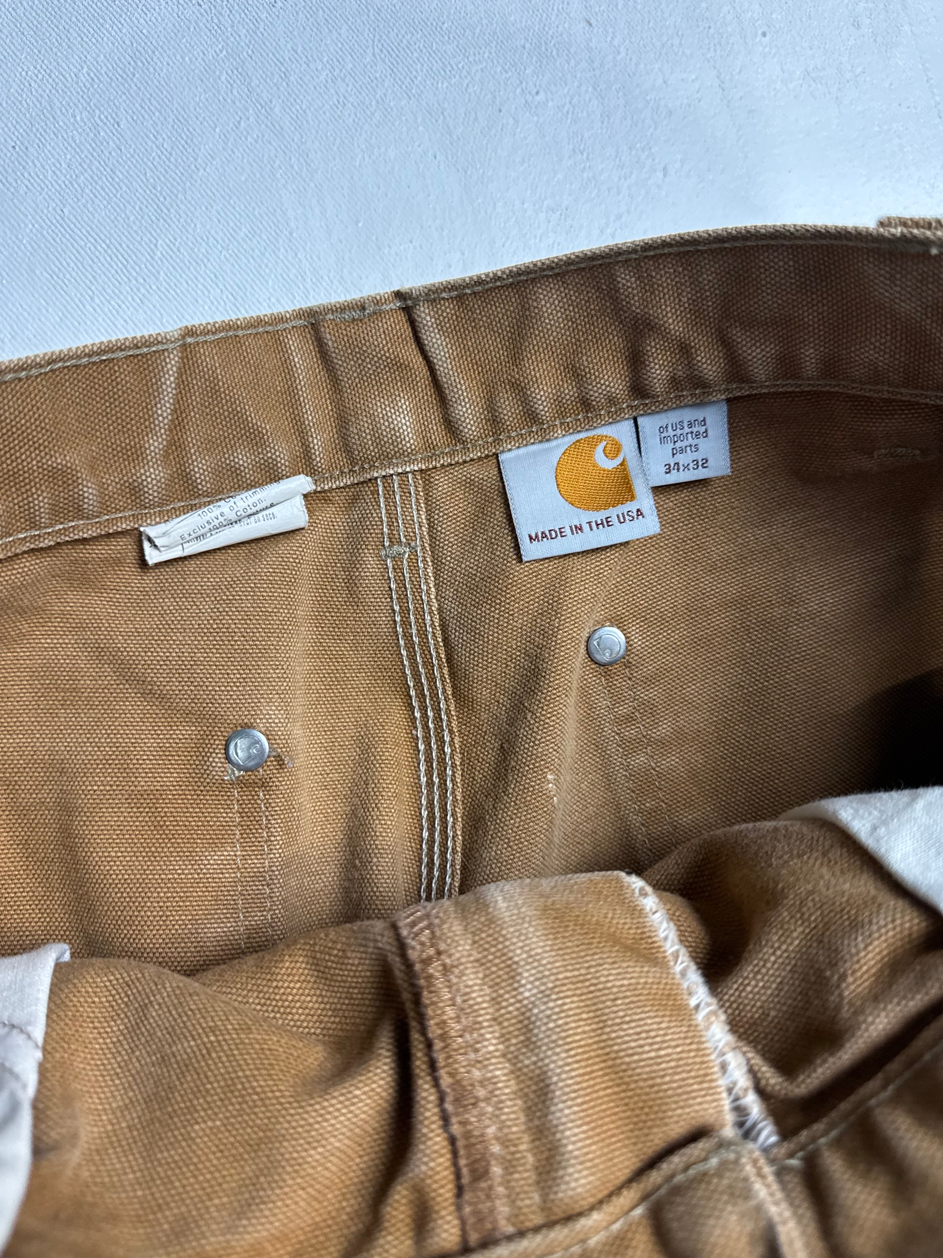 Carhartt Double Knee Carpenter Pants Khaki