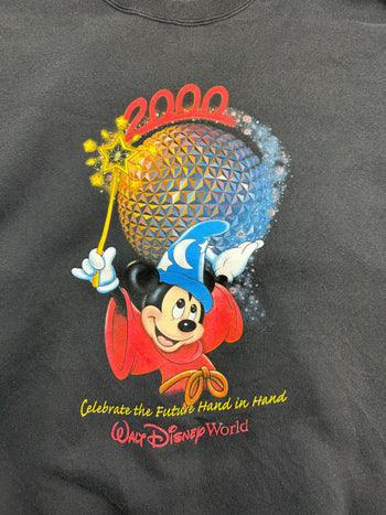 (XL) Vintage 2000s Walt Disney World Sweatshirt Black