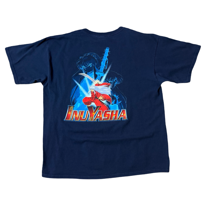Vintage 00s Inuyasha Anime Tee Navy | Vitnage Clothing Store Canada
