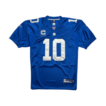 (XL) Vintage 2000s Reebok NY Giants Eli Manning Football Jersey Blue