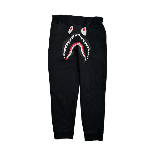 BAPE Shark Sweatpants Black (USED) | Vintage Clothing Store Canada