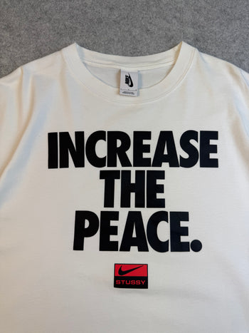 Nike x Stussy Increase The Peace Tee White (USED)