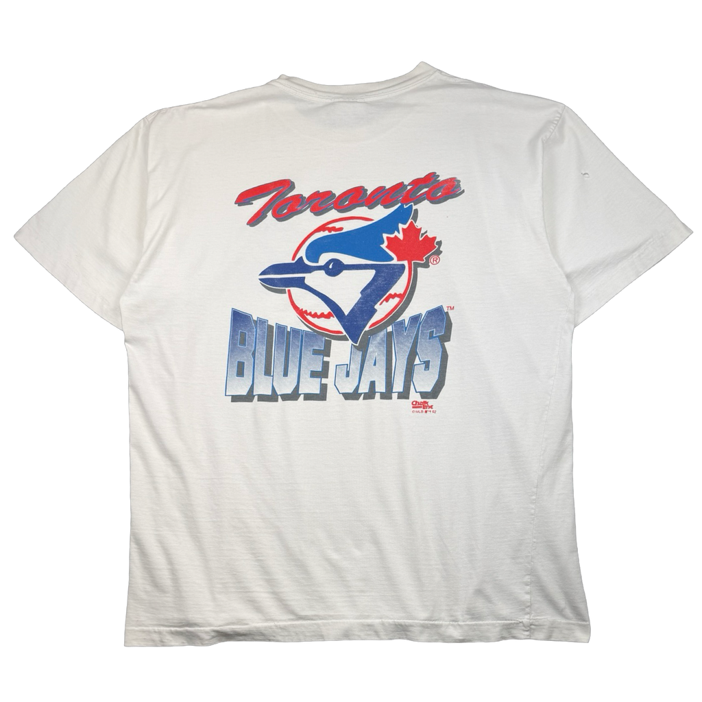 Vintage 1992 Chalkline Toronto Blue Jays Tee White