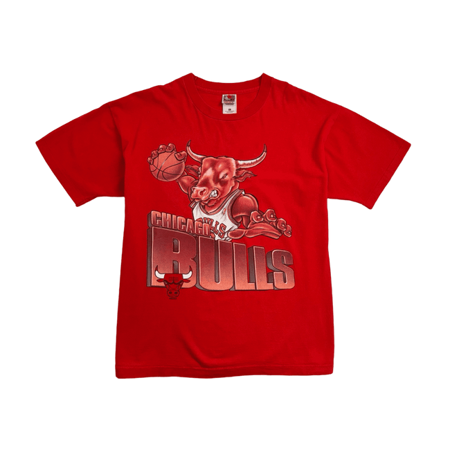 (L) Vintage 90s Chicago Bulls Tee Red