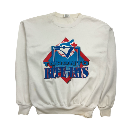 (XL) Vintage '93 Toronto Blue Jays Sweatshirt White | Vintage Clothing Store Canada