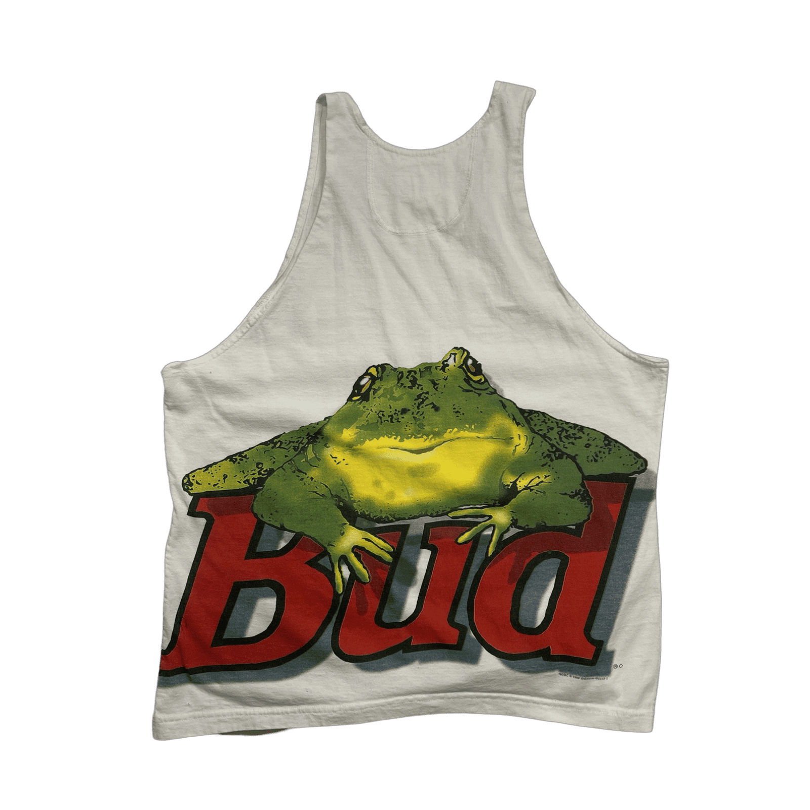 Vintage '98 Budweiser Tank Top White